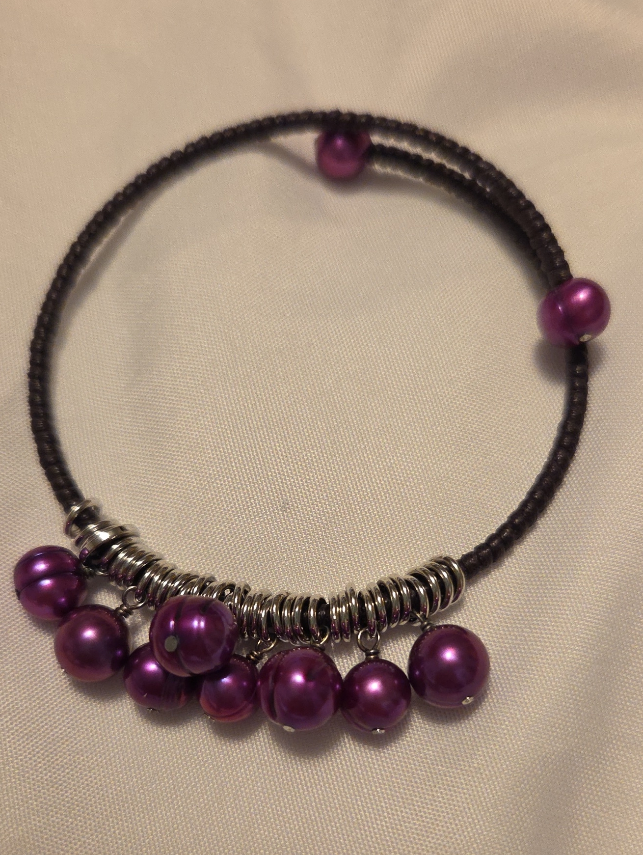 Purple Honora Pearl Charm Bracelet - Women Jewelry